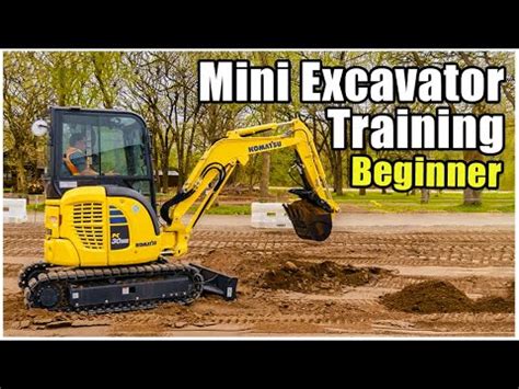 mini excavator training 2020